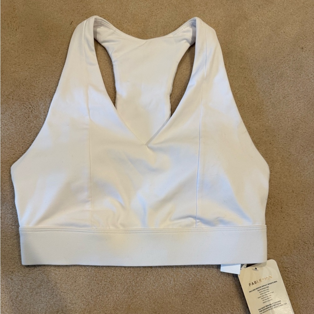 Fabletics White Sports Bra